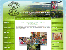 Tablet Screenshot of kremilek-kremze.cz
